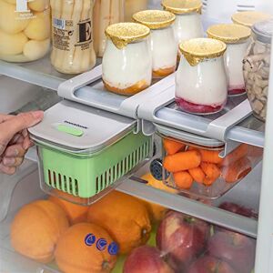 InnovaGoods ® Pojemnik do przechowywania żywności Prefo, utrzymuje żywność świeżą przez dłuższy czas, z pojemnikiem i szczelnym pokrywą, idealny do domu. InnovaGoods ® Pojemnik do przechowywania żywności Prefo, utrzymuje żywność świeżą przez dłuższy czas, z pojemnikiem i szczelnym pokrywą, idealny do domu.