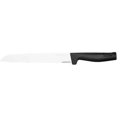 Fiskars Nóż do chleba, Hard Edge, Elegancki design, Długość całkowita: 35,1 cm, Stal nierdzewna/tworzywo sztuczne, 1054945 Fiskars Nóż do chleba, Hard Edge, Elegancki design, Długość całkowita: 35,1 cm, Stal nierdzewna/tworzywo sztuczne, 1054945