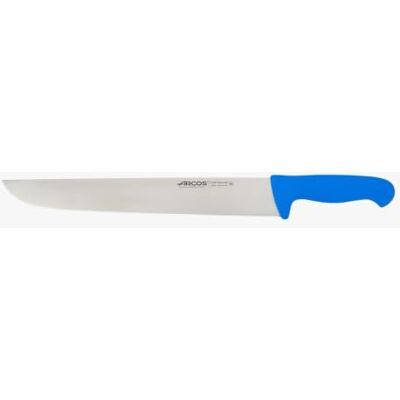 Arcos seria 292423 2900-rzeźnik stek nóż ostrze nitrm 350 mm (13,78 cala) uchwyt polipropylenowy niebieski kolor, stal nierdzewna i tworzywo sztuczne Arcos seria 292423 2900-rzeźnik stek nóż ostrze nitrm 350 mm (13,78 cala) uchwyt polipropylenowy niebieski kolor, stal nierdzewna i tworzywo sztuczne