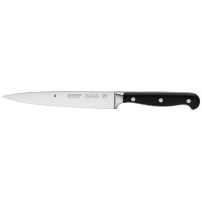 WMF Nóż do rzeźbienia Spitzenklasse Plus długość 32 cm długość ostrza 16 cm wydajne cięcie wyprodukowano w Niemczech kute specjalne ostrze ze stali bezszwowo nitowany plastikowy uchwyt WMF Nóż do rzeźbienia Spitzenklasse Plus długość 32 cm długość ostrza 16 cm wydajne cięcie wyprodukowano w Niemczech kute specjalne ostrze ze stali bezszwowo nitowany plastikowy uchwyt