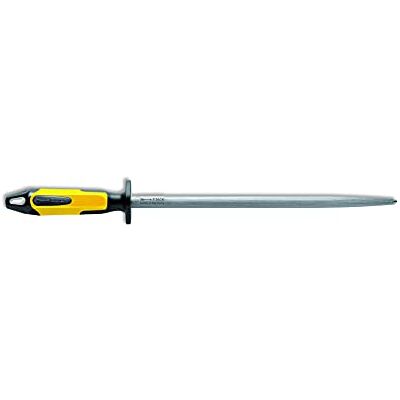 Dick F. Stal do mięsa 30 cm (uchwyt żółty/czarny, ostrzałka okrągła z 2 K uchwytem, twardość powierzchni powyżej 65° HRC, kamień szlifierski do noży kuchennych) 73171300-68 Dick F. Stal do mięsa 30 cm (uchwyt żółty/czarny, ostrzałka okrągła z 2 K uchwytem, twardość powierzchni powyżej 65° HRC, kamień szlifierski do noży kuchennych) 73171300-68