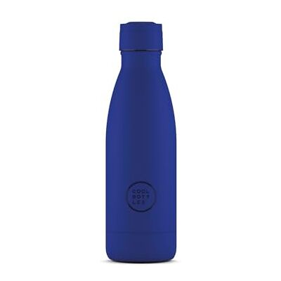 Cool Bottles Stainless Steel Water Bottle 350 ml Vivid Blue 23,5 x 7 cm szczelna butelka termiczna zimne napoje 36 godzin i gorące napoje 18 godzin Tech Triple-Cool BPA Free Cool Bottles Stainless Steel Water Bottle 350 ml Vivid Blue 23,5 x 7 cm szczelna butelka termiczna zimne napoje 36 godzin i gorące napoje 18 godzin Tech Triple-Cool BPA Free