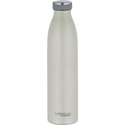Thermos TC BOTTLE beżowy matowy 0,75 l, termos ze stali nierdzewnej, odporny na działanie kwasów węglowych, 12 h gorąco, 24 h zimny, szczelny, do szkoły, na podróż i do biura Thermos TC BOTTLE beżowy matowy 0,75 l, termos ze stali nierdzewnej, odporny na działanie kwasów węglowych, 12 h gorąco, 24 h zimny, szczelny, do szkoły, na podróż i do biura