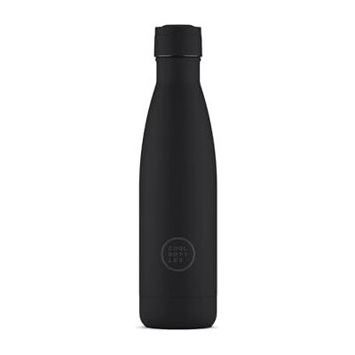 Cool Bottles Stainless Steel Water Bottle 500 ml Mono Black 26,5 x 7 cm szczelna butelka termiczna zimne napoje 36 godzin i gorące napoje 18 godzin technologia Triple-Cool BPA Free Cool Bottles Stainless Steel Water Bottle 500 ml Mono Black 26,5 x 7 cm szczelna butelka termiczna zimne napoje 36 godzin i gorące napoje 18 godzin technologia Triple-Cool BPA Free