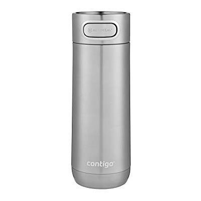 2115522 Contigo Luxe Autoseal Kubek podróżny ze stali nierdzewnej, termos próżniowy, szczelny, nadaje się do mycia w zmywarce, kubek do kawy z łatwą do czyszczenia pokrywką, bez BPA, stal nierdzewna, 470 ml 2115522 Contigo Luxe Autoseal Kubek podróżny ze stali nierdzewnej, termos próżniowy, szczelny, nadaje się do mycia w zmywarce, kubek do kawy z łatwą do czyszczenia pokrywką, bez BPA, stal nierdzewna, 470 ml