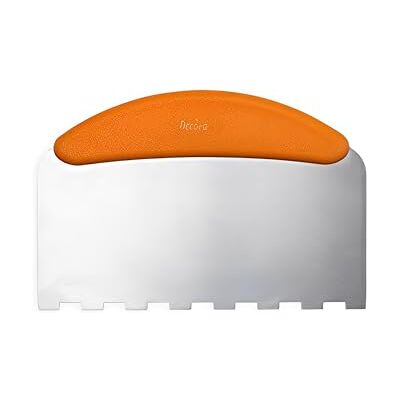 Decora 0271027 szpatułka z ząbkowanym ostrzem ze stali szlachetnej 22,5 x 11 cm, 18/8 stal nierdzewna Decora 0271027 szpatułka z ząbkowanym ostrzem ze stali szlachetnej 22,5 x 11 cm, 18/8 stal nierdzewna