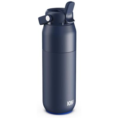 Ion8 PRIMO URBAN Butelka Termiczna 540 ml (18 oz)- Szczelna Butelka ze Stali Nierdzewnej z Pokrywką ze Słomką, Szybki Przepływ, Do Zimnych Napojów, Do Uchwytu Samochodowego, Granatowy Ion8 PRIMO URBAN Butelka Termiczna 540 ml (18 oz)- Szczelna Butelka ze Stali Nierdzewnej z Pokrywką ze Słomką, Szybki Przepływ, Do Zimnych Napojów, Do Uchwytu Samochodowego, Granatowy