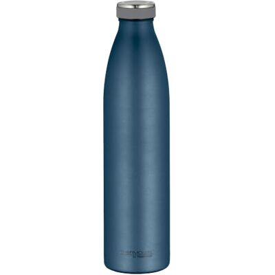 Thermos Thermocafé TC BOTTLE termos 1,00 l, zimny 24 h, niebieski mat Odporna na działanie dwutlenku węgla, szczelna, butelka na napoje ze stali nierdzewnej, gorąca 12 godzin Thermos Thermocafé TC BOTTLE termos 1,00 l, zimny 24 h, niebieski mat Odporna na działanie dwutlenku węgla, szczelna, butelka na napoje ze stali nierdzewnej, gorąca 12 godzin