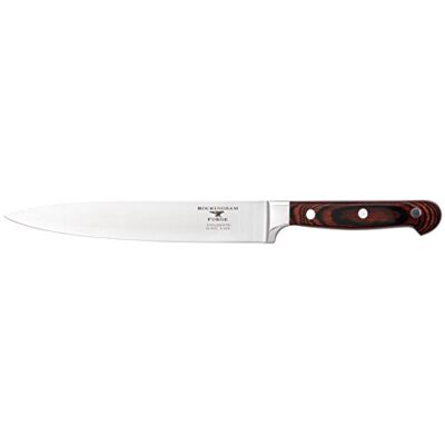 Rio RF-8005 nóż do krojenia 8" ostrze ze stali nierdzewnej – klasyczny nitowany uchwyt z drewna pakka Rio RF-8005 nóż do krojenia 8" ostrze ze stali nierdzewnej – klasyczny nitowany uchwyt z drewna pakka