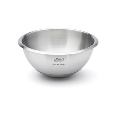 DE BUYER Okrągła miska do uderzenia ze stali nierdzewnej z silikonowym dnem średnica 20 cm 3373.20 DE BUYER Okrągła miska do uderzenia ze stali nierdzewnej z silikonowym dnem średnica 20 cm 3373.20