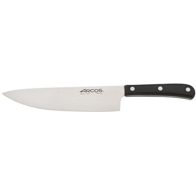 Arcos Europa nóż kucharski NITRUM stal szlachetna 150 mm uchwyt POM kolor czarny Arcos Europa nóż kucharski NITRUM stal szlachetna 150 mm uchwyt POM kolor czarny