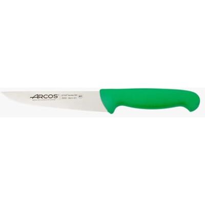 Arcos Nóż kuchenny 2900 Series Nitrum ze stali nierdzewnej, długość ostrza 150 mm, zielony Arcos Nóż kuchenny 2900 Series Nitrum ze stali nierdzewnej, długość ostrza 150 mm, zielony