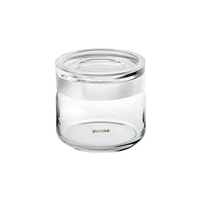 Guzzini Kitchen Active Design, szklany słoik S z plastikową pokrywką nadającą się do recyklingu przezroczysty, 10,5 x h10,2 cm 500ml 28550900 Guzzini Kitchen Active Design, szklany słoik S z plastikową pokrywką nadającą się do recyklingu przezroczysty, 10,5 x h10,2 cm 500ml 28550900
