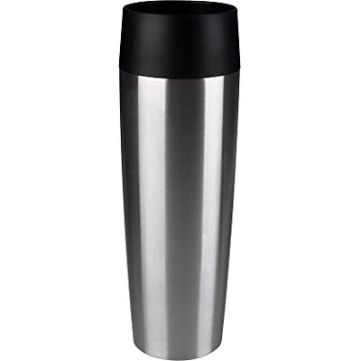 Emsa Kubek Termiczny, Stal Nierdzewna, Czarny/Srebrny, 500 ml Emsa Kubek Termiczny, Stal Nierdzewna, Czarny/Srebrny, 500 ml