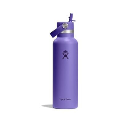 Hydro Flask – Standard Flex Straw Cap 621 ml (21 oz) Bottle Stal nierdzewna, szczelna, pasuje do uchwytów samochodowych – Zimne 24 h – Utopia Purple Hydro Flask – Standard Flex Straw Cap 621 ml (21 oz) Bottle Stal nierdzewna, szczelna, pasuje do uchwytów samochodowych – Zimne 24 h – Utopia Purple