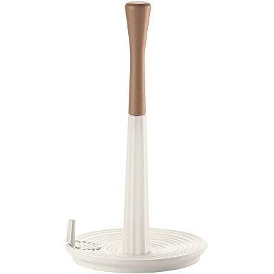 Guzzini Tierra, ROLL&TEAR, uniwersalny uchwyt na rolkę kuchenną z tworzywa sztucznego pochodzącego z recyklingu mlecznobiały, Ø 17xh 30,4 cm 180200156 Guzzini Tierra, ROLL&TEAR, uniwersalny uchwyt na rolkę kuchenną z tworzywa sztucznego pochodzącego z recyklingu mlecznobiały, Ø 17xh 30,4 cm 180200156