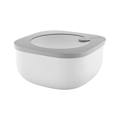 Guzzini Kitchen Active Design, Store® &More szczelnie zamykane puszki do lodówki/zamrażarki/kuchenki mikrofalowej, niskie (M) – ciemnoszare, 16 x 16 x 7,8 cm 975 cc – 170702177 Guzzini Kitchen Active Design, Store® &More szczelnie zamykane puszki do lodówki/zamrażarki/kuchenki mikrofalowej, niskie (M) – ciemnoszare, 16 x 16 x 7,8 cm 975 cc – 170702177