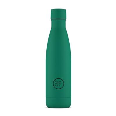 Cool Bottles Stainless Steel Water Bottle 500 ml Vivid Quetzal 26,5 x 7 cm szczelna butelka termiczna zimne napoje 36 godzin i gorące 18 godzin technologia Triple-Cool BPA Free Cool Bottles Stainless Steel Water Bottle 500 ml Vivid Quetzal 26,5 x 7 cm szczelna butelka termiczna zimne napoje 36 godzin i gorące 18 godzin technologia Triple-Cool BPA Free