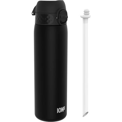 I8RF500BLKXS ION8 Butelka Na Wode Ze Słomką, 500 ml/18 oz, Szczelna, Łatwa do Otwarcia, Bezpieczny Zamek, Można Myć w Zmywarce, Bez BPA, Higieniczna Osłona ze Składanym Uchwytem, Łatwa w Czyszczeniu,Czarny I8RF500BLKXS ION8 Butelka Na Wode Ze Słomką, 500 ml/18 oz, Szczelna, Łatwa do Otwarcia, Bezpieczny Zamek, Można Myć w Zmywarce, Bez BPA, Higieniczna Osłona ze Składanym Uchwytem, Łatwa w Czyszczeniu,Czarny