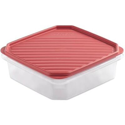 TATAY Szczelny Pojemnik na Żywność Top Flex 1,3 L, 18,5x18,5x6,1 cm TATAY Szczelny Pojemnik na Żywność Top Flex 1,3 L, 18,5x18,5x6,1 cm