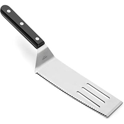 LACOR Łopatka ząbkowana INOX, stal nierdzewna, szara, 30 cm LACOR Łopatka ząbkowana INOX, stal nierdzewna, szara, 30 cm
