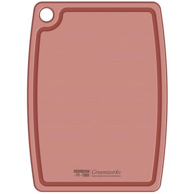 Rio Greenworks Deska do krojenia z recyklingowanego plastiku 30 x 25 cm – czerwona, bez BPA, można myć w zmywarce i jest odporna na wysoką temperaturę Rio Greenworks Deska do krojenia z recyklingowanego plastiku 30 x 25 cm – czerwona, bez BPA, można myć w zmywarce i jest odporna na wysoką temperaturę