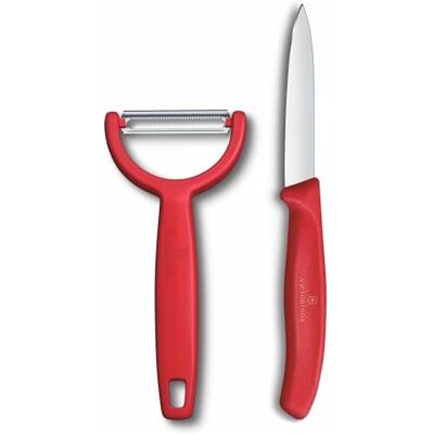 Nóż do obierania i obierak Victorinox SwissClassic - Zestaw kuchenny Nóż do obierania i obierak Victorinox SwissClassic - Zestaw kuchenny