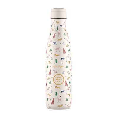 Cool Bottles Butelka na wodę ze stali nierdzewnej, butelka termiczna 500 ml, zimne napoje 36 godzin i gorące 18 godzin, wykończenie nadrukiem 3D, bez BPA Cool Bottles Butelka na wodę ze stali nierdzewnej, butelka termiczna 500 ml, zimne napoje 36 godzin i gorące 18 godzin, wykończenie nadrukiem 3D, bez BPA