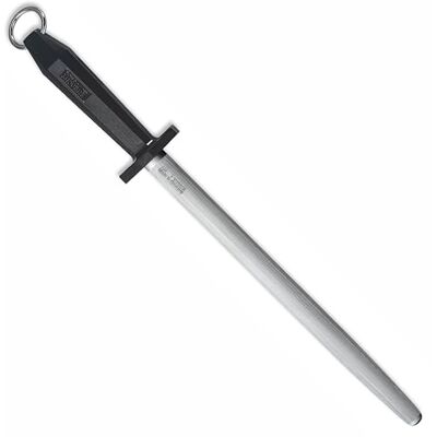 Dick Ostrzałka stalowa 30 cm owalna drobno gruba Eurocut, czarna Dick Ostrzałka stalowa 30 cm owalna drobno gruba Eurocut, czarna