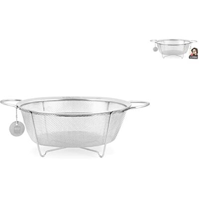 H&H Colatutto Rete inox Alessandro Borghese cm 25,5 cm H&H Colatutto Rete inox Alessandro Borghese cm 25,5 cm