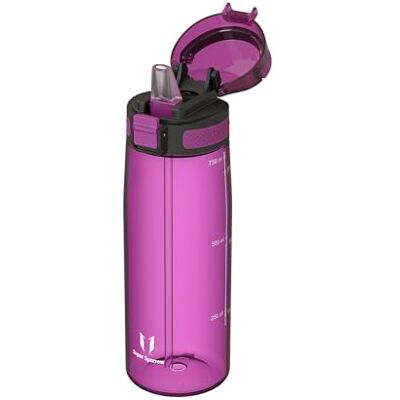 Super Sparrow Butelka na Wodę Tritanu Bidon ze Słomką Sportowy Butelka 750ml Super Sparrow Butelka na Wodę Tritanu Bidon ze Słomką Sportowy Butelka 750ml