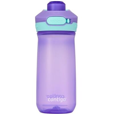 Contigo Jessie Autopop butelka na wodę dla dzieci, duża, 420 ml, 100% szczelna, nadaje się do mycia w zmywarce, idealna do przedszkola, szkoły, sportu i rekreacji Contigo Jessie Autopop butelka na wodę dla dzieci, duża, 420 ml, 100% szczelna, nadaje się do mycia w zmywarce, idealna do przedszkola, szkoły, sportu i rekreacji