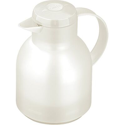 Emsa Samba termos (1 litr, zamknięcie typu Quick Press, utrzymywanie gorąca 12 h, utrzymywania zimna 24 h) 1 L Weiß Transluzent Emsa Samba termos (1 litr, zamknięcie typu Quick Press, utrzymywanie gorąca 12 h, utrzymywania zimna 24 h) 1 L Weiß Transluzent