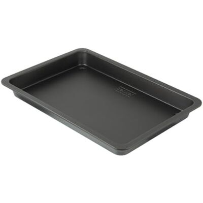 Zenker Blacha do pieczenia ciasta, stal nierdzewna, czarna/metaliczna, 42 x 29 x 4 cm Zenker Blacha do pieczenia ciasta, stal nierdzewna, czarna/metaliczna, 42 x 29 x 4 cm