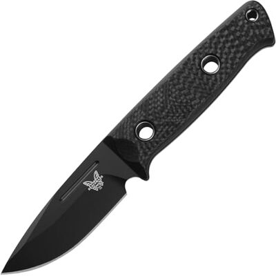 Benchmade 165BK Cuchillo Mini BUSHCRAFTER f.carbono CPM-CruWear Power Type, wielokolorowy Benchmade 165BK Cuchillo Mini BUSHCRAFTER f.carbono CPM-CruWear Power Type, wielokolorowy