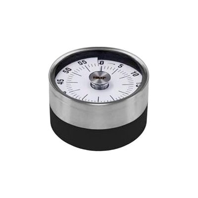 H&H Mechaniczny minutnik kuchenny z magnesem 6 cm – kompaktowy ręczny minutnik – zegar kuchenny bez baterii do gotowania i przygotowywania H&H Mechaniczny minutnik kuchenny z magnesem 6 cm – kompaktowy ręczny minutnik – zegar kuchenny bez baterii do gotowania i przygotowywania