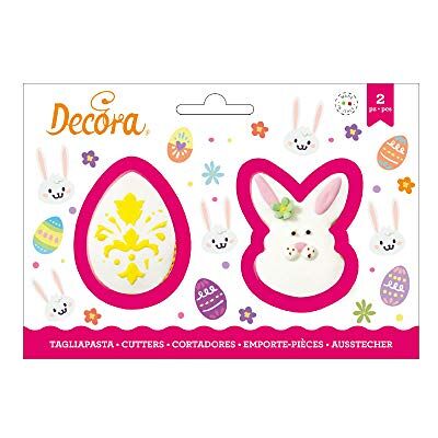 Decora 0255074 plastikowe foremki do jajek i babek do twarzy zestaw 2 szt. 8/9 x wys. 2,2 cm, tworzywo sztuczne Decora 0255074 plastikowe foremki do jajek i babek do twarzy zestaw 2 szt. 8/9 x wys. 2,2 cm, tworzywo sztuczne