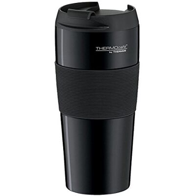 Thermos TC THERMO PRO 0,40 l, Charcoal Black Mat, kubek do kawy to Go Thermo ze stali nierdzewnej, 4 h gorący i zimny 8 h, odporny na rozmazywanie, z uchwytem Zone, na uczelnię, do Thermos TC THERMO PRO 0,40 l, Charcoal Black Mat, kubek do kawy to Go Thermo ze stali nierdzewnej, 4 h gorący i zimny 8 h, odporny na rozmazywanie, z uchwytem Zone, na uczelnię, do