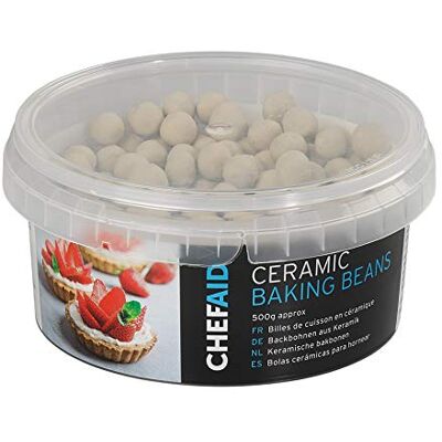 Chef Aid 10E04775 Ceramiczna Fasola do Pieczenia, Biały, 500 g Chef Aid 10E04775 Ceramiczna Fasola do Pieczenia, Biały, 500 g