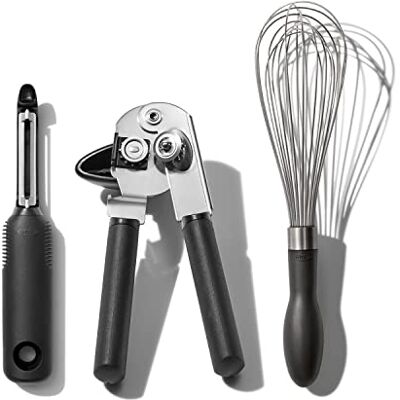 Zestaw niezbędnych narzędzi kuchennych z stali nierdzewnej 3 sztuki OXO good grips Zestaw niezbędnych narzędzi kuchennych z stali nierdzewnej 3 sztuki OXO good grips