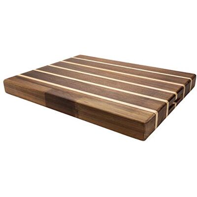 Rio Bardzo Gruby Deska do Krojenia 45 x 35 x 4.5 cm – Do krojenia z drewna czołowego do kuchni, gotowania i serwowania serów, pieczywa i wędlin – Wytrzymałe drewno akacjowe i kauczukowe Rio Bardzo Gruby Deska do Krojenia 45 x 35 x 4.5 cm – Do krojenia z drewna czołowego do kuchni, gotowania i serwowania serów, pieczywa i wędlin – Wytrzymałe drewno akacjowe i kauczukowe