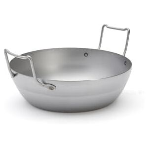 DE BUYER Tôle Frytkownica Et Panier miska do smażenia Bombee La Lyonnaiseø średnica 28 cm – 5050.28, stal szlachetna 18/171, niebieska, Diámetro 28 DE BUYER Tôle Frytkownica Et Panier miska do smażenia Bombee La Lyonnaiseø średnica 28 cm – 5050.28, stal szlachetna 18/171, niebieska, Diámetro 28