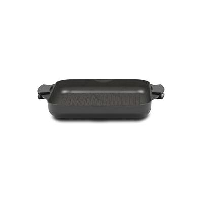 Tognana Avantspace kwadratowy grill grillowy, 2 uchwyty, 28 x 28 cm, aluminium czarny Tognana Avantspace kwadratowy grill grillowy, 2 uchwyty, 28 x 28 cm, aluminium czarny