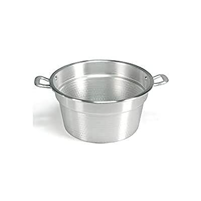 Home 3057438 Kocioł Ciężkie aluminium Szczotkowane Cm38 Garnki i Przygotowanie Kuchnia, 0.1 litrów, Srebrny, 38 cm Home 3057438 Kocioł Ciężkie aluminium Szczotkowane Cm38 Garnki i Przygotowanie Kuchnia, 0.1 litrów, Srebrny, 38 cm