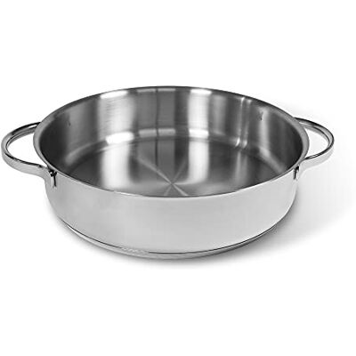 Moneta Tegame Allegro - Stal nierdzewna, Zamykanie dna, 28cm - Naczynia kuchenne Moneta Tegame Allegro - Stal nierdzewna, Zamykanie dna, 28cm - Naczynia kuchenne