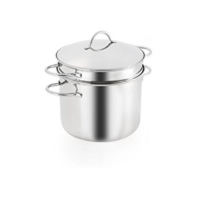 Barazzoni 401048022 stal 18/10 naczynie spaghetti, z koszem, 6 l Barazzoni 401048022 stal 18/10 naczynie spaghetti, z koszem, 6 l