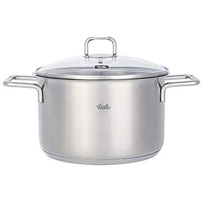 Fissler 081-110-24-000/0 Nierdzewny Garnek - 24cm Indukcja Kompatybilny Fissler 081-110-24-000/0 Nierdzewny Garnek - 24cm Indukcja Kompatybilny