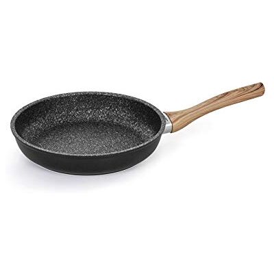 Barazzoni Granitica Extra Induction Patelnia ø32cm, Uchwyt Eco Drewno Rovere, Innowacyjna 5-warstwowa powłoka wewnętrzna Marmotech Efekt kamienia. Made in Italy Barazzoni Granitica Extra Induction Patelnia ø32cm, Uchwyt Eco Drewno Rovere, Innowacyjna 5-warstwowa powłoka wewnętrzna Marmotech Efekt kamienia. Made in Italy