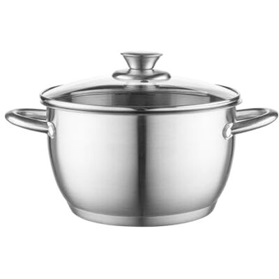 Florina Garnek ze stali nierdzewnej Henry indukcja 20 cm 3,3 l Florina Garnek ze stali nierdzewnej Henry indukcja 20 cm 3,3 l