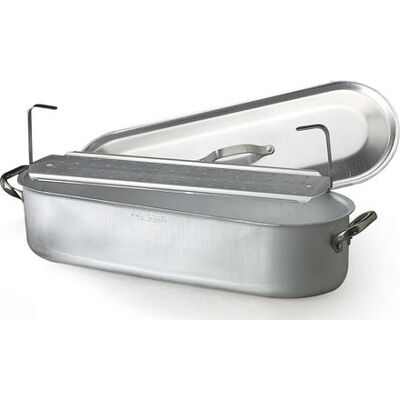 Pentole Agnelli Pesciera - Aluminium 3mm, Ruszt i Pokrywa - Naczynia kuchenne Pentole Agnelli Pesciera - Aluminium 3mm, Ruszt i Pokrywa - Naczynia kuchenne